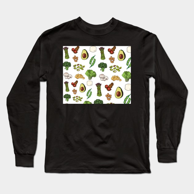 Veggies Long Sleeve T-Shirt by NicoleHarvey